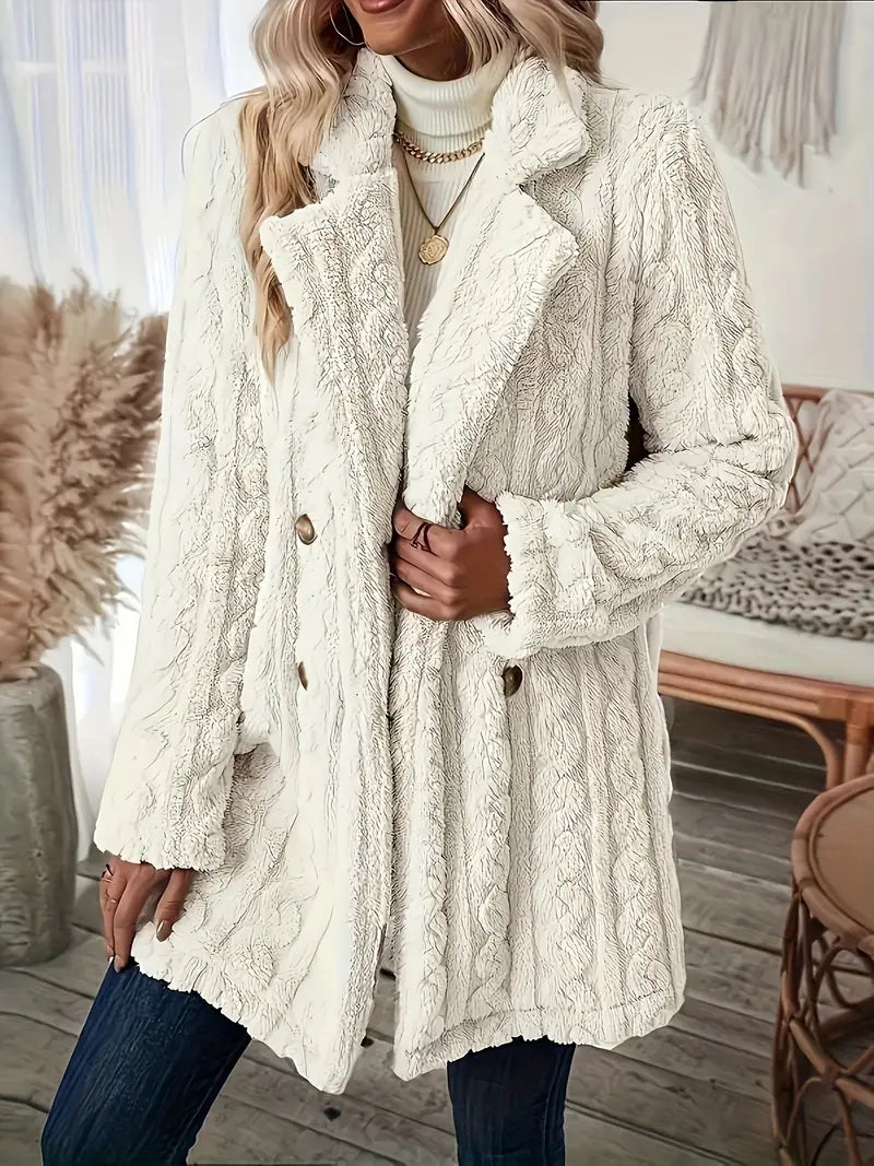 Seraphina I Manteau d'hiver texturé