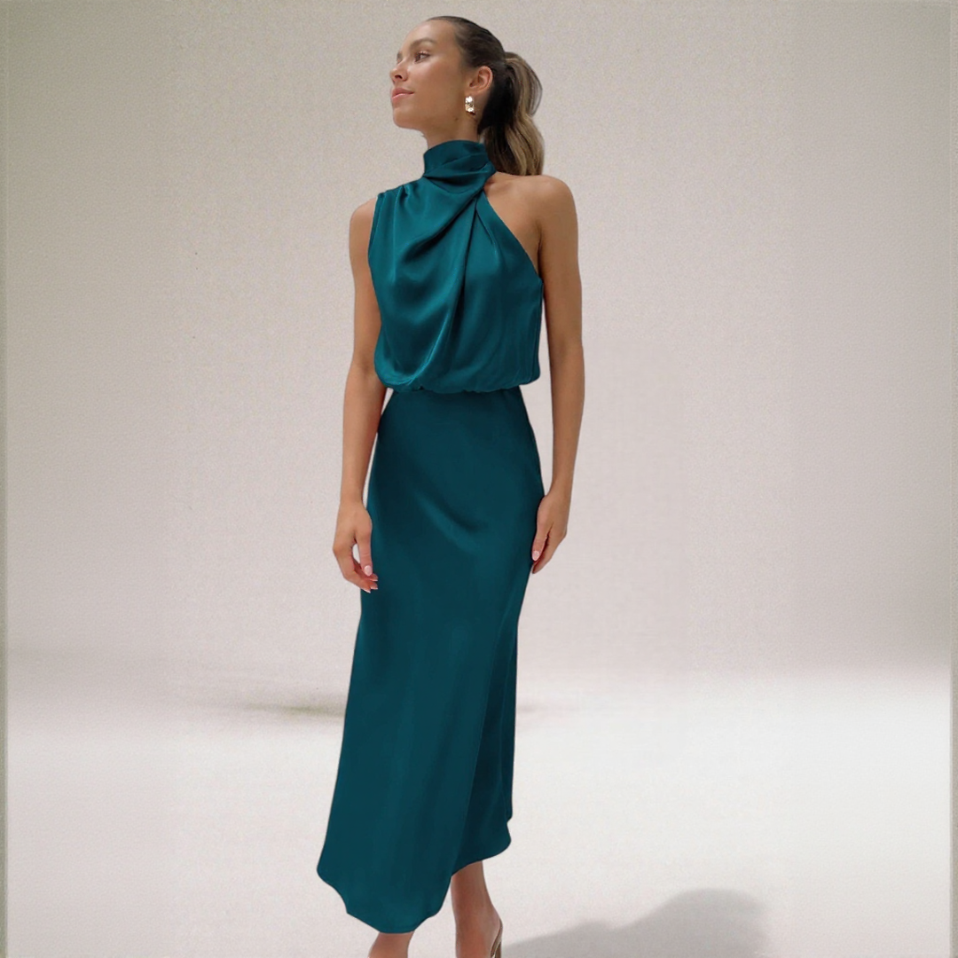 Amélie | Robe à dos nu glamour